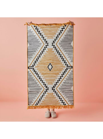 BELLA MAISON Wende-Teppich "Nina" in Schwarz/ Hellbraun