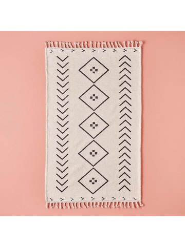 BELLA MAISON Wende-Teppich "Elise" in Schwarz/ Weiß