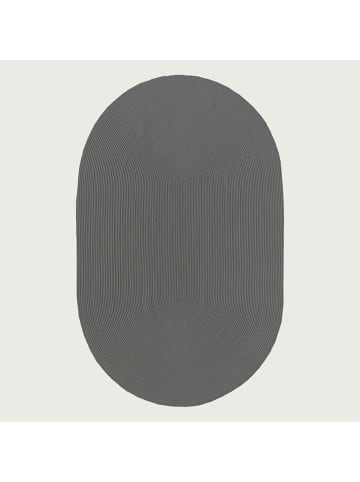 BELLA MAISON Baumwoll-Teppich "Luno" in Anthrazit