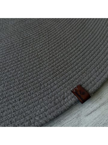 BELLA MAISON Baumwoll-Teppich "Mira" in Anthrazit