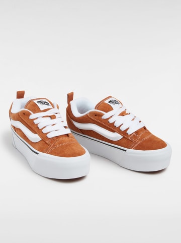 Vans Leder-Sneakers ''Knu Stack'' in Camel