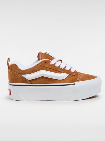 Vans Leder-Sneakers ''Knu Stack'' in Camel