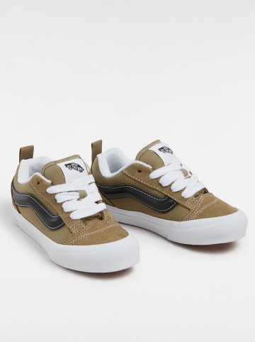 Vans Skórzane sneakersy "Knu Skool" w kolorze jasnobrązowym