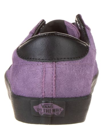 Vans Leder-Sneakers in Lila/ Schwarz