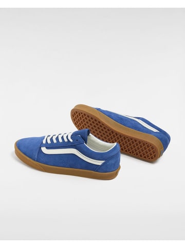 Vans Leder-Sneakers in Blau