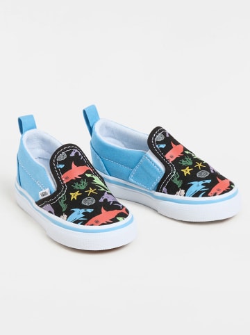 Vans Slipper "Slip-On V" in Schwarz/ Blau