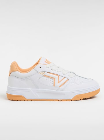 Vans Leder-Sneakers ''Upland'' in Weiß/ Orange