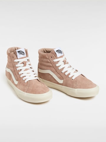 Vans Leder-Sneakers "SK8-Hi" in Hellbraun