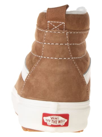 Vans Leder-Sneakers in Hellbraun