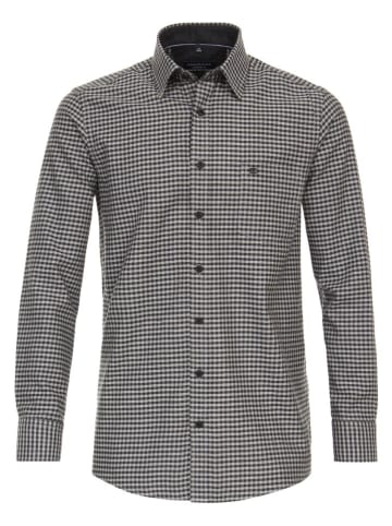 CASAMODA Blouse - comfort fit - zwart/grijs