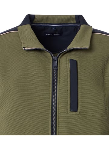 CASAMODA Sweatjacke in Khaki