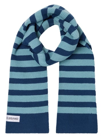 ELBSAND Sjaal "Noelle" donkerblauw/lichtblauw