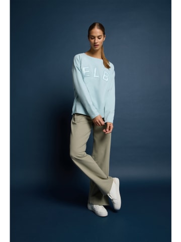 ELBSAND Sweatshirt "Aleah" lichtblauw