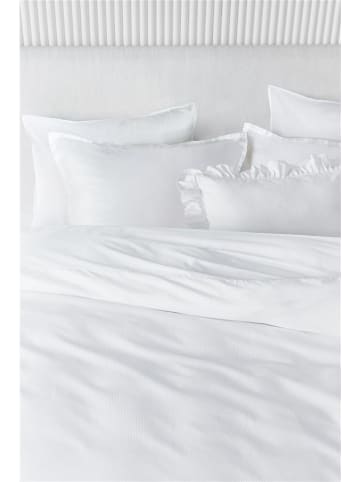 Beddinghouse Komplet pościeli satynowej "Blanca" w kolorze białym