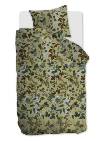 Beddinghouse Satin-Bettwäsche-Set "Gigi" in Grün