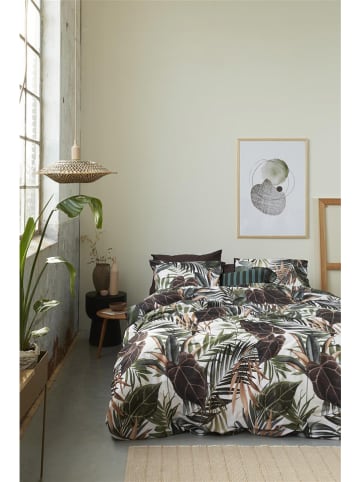 Beddinghouse Bettwäsche-Set "Ohema" in Weiß/ Grün