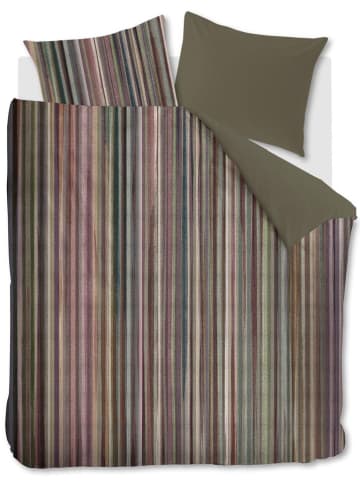 Beddinghouse Bettwäsche-Set "Roman" in Khaki/ Rosa/ Türkis