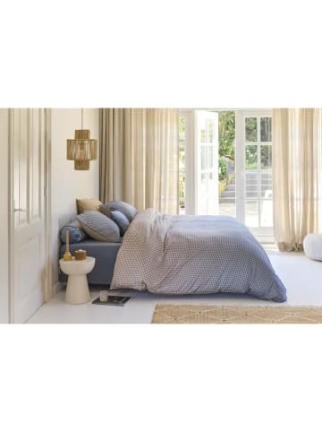 Beddinghouse Bettwäsche-Set ''Alvaro'' in Dunkelblau/ Beige