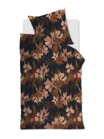 Beddinghouse Komplet pościeli "Bliss" w kolorze jasnoróżowo-granatowym