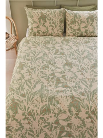 Beddinghouse Komplet pościeli renforcé "Botanical" w kolorze zielonym