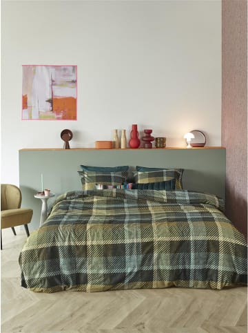 Beddinghouse Flanellen beddengoedset "Brett" groen
