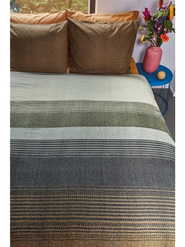 Beddinghouse Renforcé-Bettwäsche-Set "Bruno" in Hellbraun/ Grün