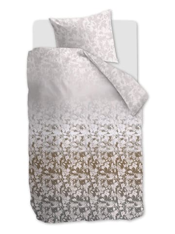 Beddinghouse Beddengoedset "Carola" wit/lichtbruin