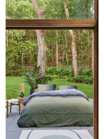 Beddinghouse Komplet pościeli satynowej "Duco" w kolorze niebiesko-zielonym