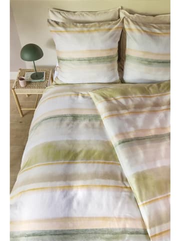 Beddinghouse Satin-Bettwäsche-Set "Emelia" in Grün