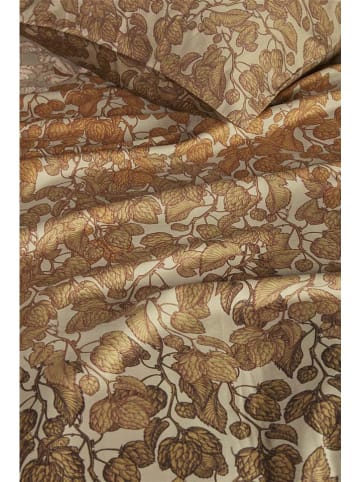 Beddinghouse Komplet pościeli satynowej "Evan" w kolorze brązowo-beżowym