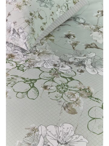 Beddinghouse Satijnen beddengoedset "Fleurelle" turquoise