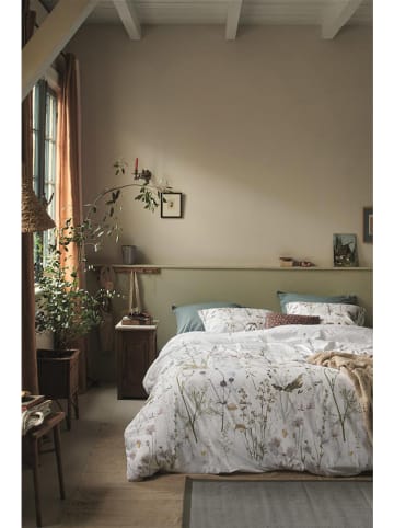 Beddinghouse Beddengoedset "Flowers Flowers" wit/groen