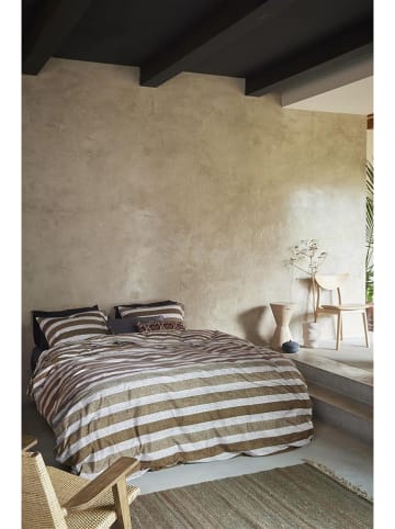 Beddinghouse Flanellen beddengoedset "Gloaming" bruin