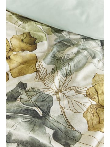 Beddinghouse Komplet pościeli "Iris Field" w kolorze zielonym