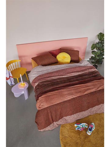 Beddinghouse Komplet pościeli renforcé "Jacco" w kolorze jasnoróżowo-czerwonym