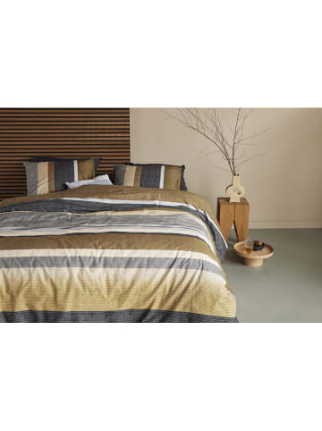 Beddinghouse Komplet pościeli "Jorren" w kolorze szaro-oliwkowym