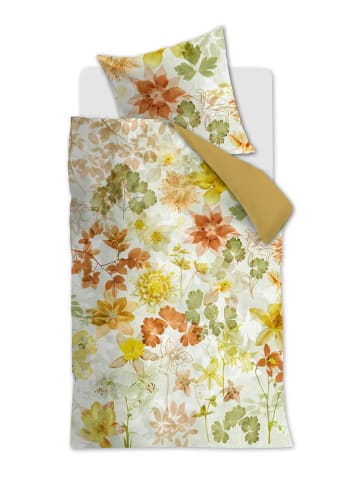 Beddinghouse Komplet pościeli satynowej "Julie" w kolorze żółto-jasnobrązowym