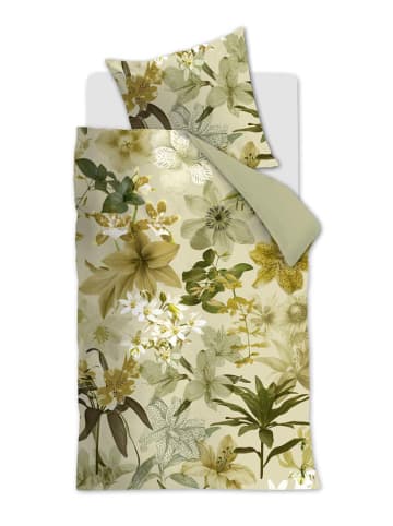 Beddinghouse Komplet pościeli satynowej "Kiley" w kolorze zielonym