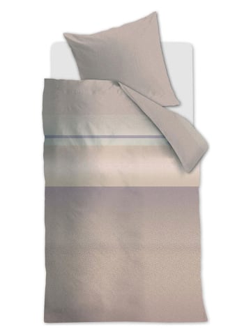 Beddinghouse Satin-Bettwäsche-Set "Lenny" in Lila/ Beige