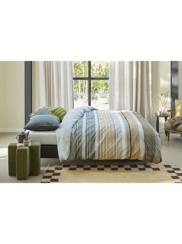 Beddinghouse Beddengoedset "Lex" bruin/lichtblauw