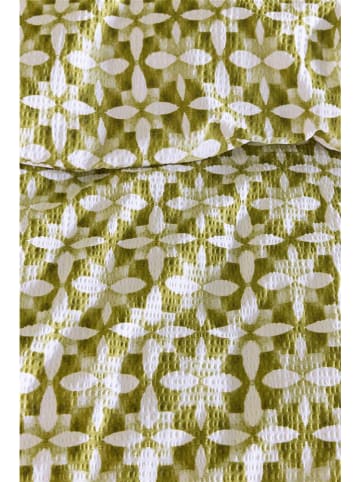 Beddinghouse Seersucker beddengoedset "Mae" groen