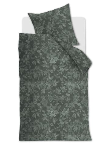 Beddinghouse Komplet pościeli flanelowej "Mea" w kolorze zielonym