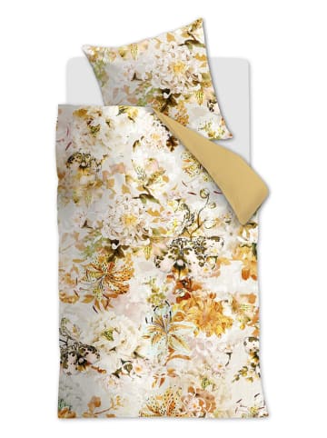 Beddinghouse Satin-Bettwäsche-Set "Mellow" in Gelb