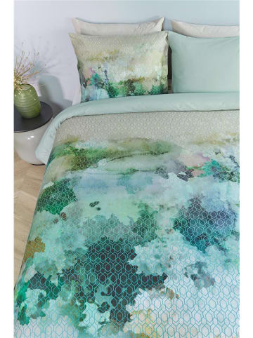 Beddinghouse Satin-Bettwäsche-Set "Metamorphose" in Grün