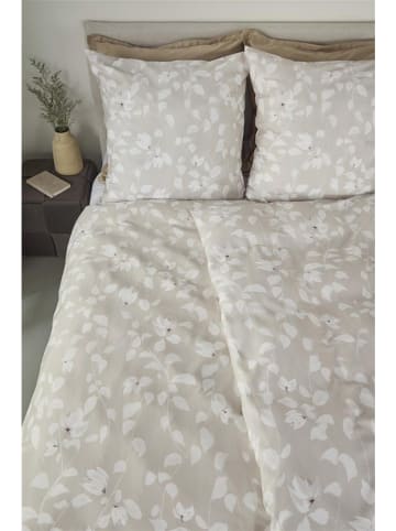 Beddinghouse Satin-Bettwäsche-Set "Mille" in Beige