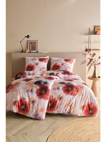 Beddinghouse Satin-Bettwäsche-Set "Minka" in Rot/ Lila