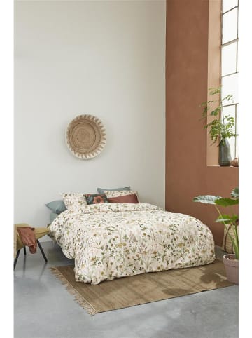 Beddinghouse Satijnen beddengoedset "Olivia" beige/groen