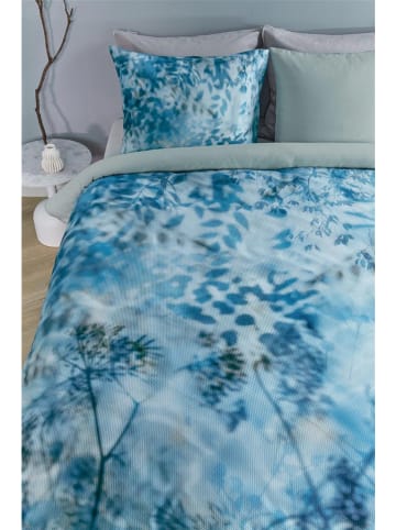 Beddinghouse Satijnen beddengoedset "Ombre" lichtblauw