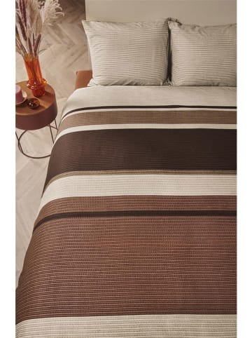 Beddinghouse Renforcé beddengoedset "Raya" lichtbruin/beige