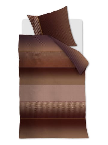 Beddinghouse Satin-Bettwäsche-Set "Shade" in Braun